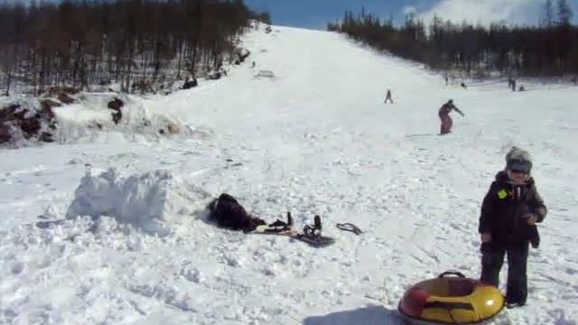 прыжок на сноуборде без креплений смотреть онлайн