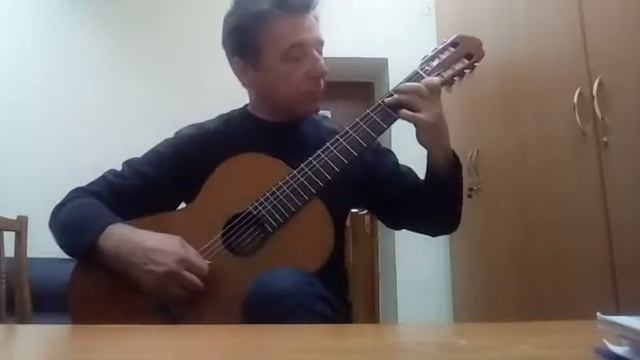 On-line урок № 2 по гитаре преподавателя Л.В. Резника смотреть онлайн