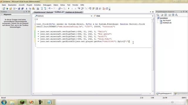Minecraft JSON.net API смотреть онлайн