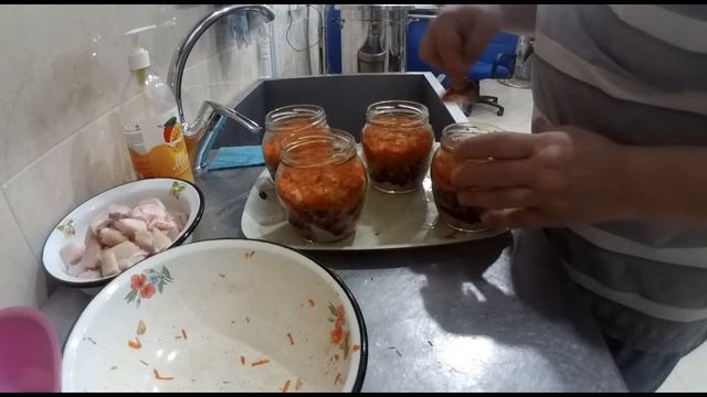 Вкусная фасоль со свининой в автоклаве | Готовим без замачивания фасоли!
