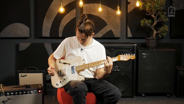 HRR: Fender Custom Shop Limited Edition '70s Telecaster® Thinline JRN Relic Aged White Blonde смотреть онлайн