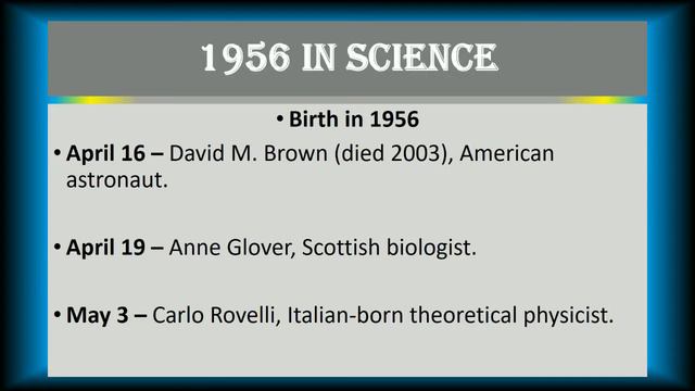Important Events & Science in 1956||Repeated MCQ's||For test LECTURER, FPSC, NTS, PPSC, CSS & Other