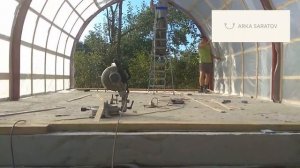 Сборка дома S=25 м2