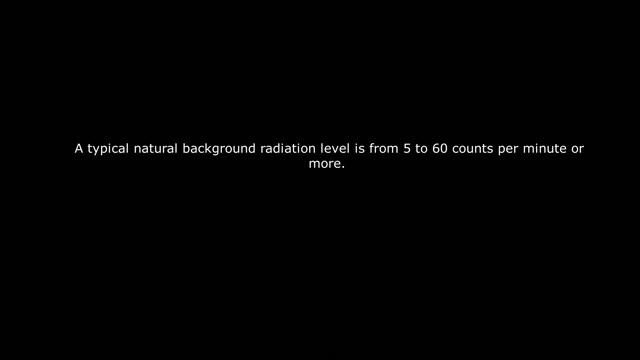 Geiger counter (счётчик Гейгера)