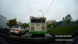 Тверской - Мытищи / Tverskoy - Mytishchi 17/05/2015 (timelapse 4x)