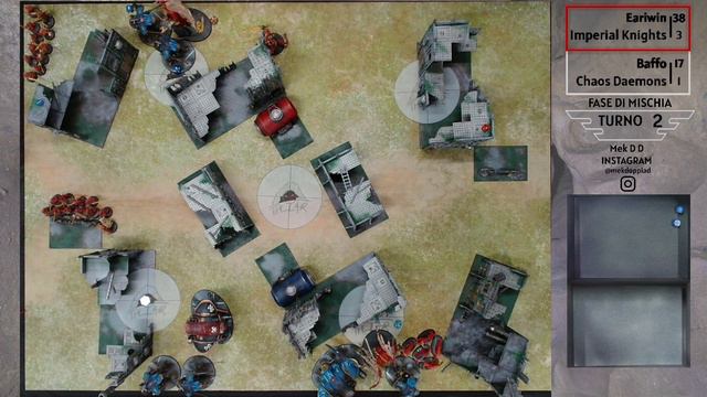 Imperial Knights vs Chaos Daemons - Warhammer 40000 10th