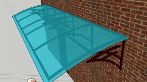 Козырек из поликарбоната