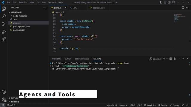 Getting Started with LangChain | JavaScript Tutorial #1 смотреть онлайн
