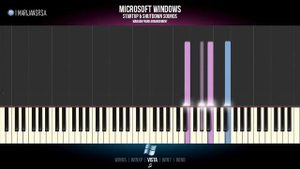 How To Play: Microsoft Windows - Startup Shutdown Sounds | Piano Tutorial