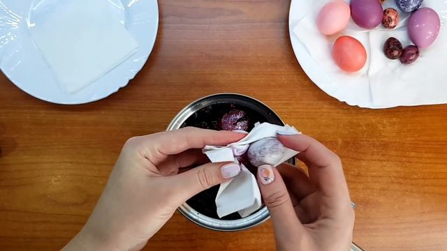 Покраска пасхальных яиц, 3 способа | Painting easter eggs
