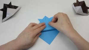 Самурайский шлем из бумаги. Оригами.