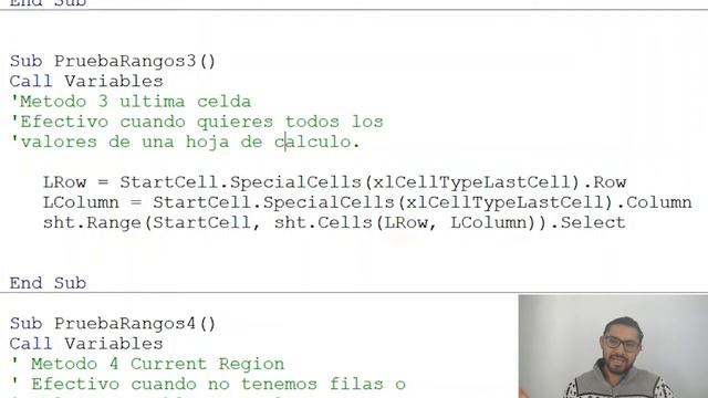 Excel macros ? 5 Formas de crear rangos dinámicos en VBA смотреть онлайн