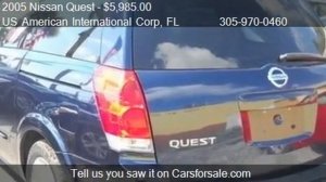 2005 Nissan Quest 3.5 - for sale in Miami, FL 33150