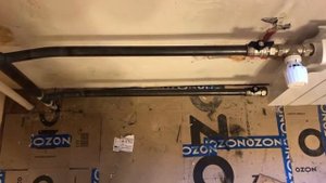 Замена батарей схема насос Бернулли. Универсальная схема при любом направлении подачи теплоносителя.