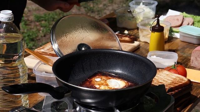 РЕЦЕПТ СЭНДВИЧЕЙ.  Простые СЭНДВИЧИ с яйцом.  Быстрый рецепт.  Отличный ЗАВТРАК.