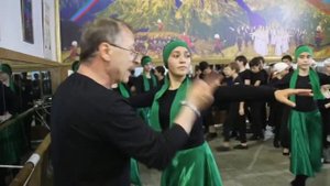 Отрывки репетиций ансамбля танца Дагестана «Ватан»