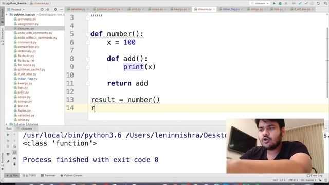 Python Closures | Advanced Python | Tutorial 16 смотреть онлайн