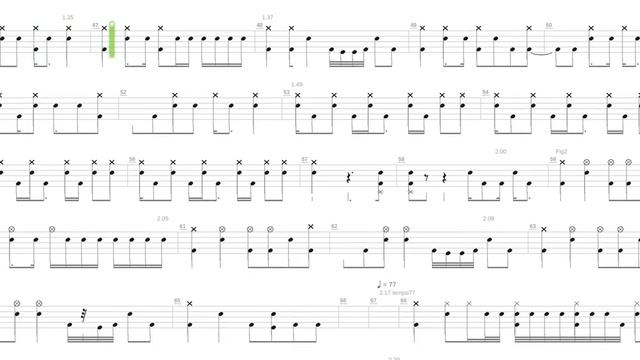 Rust + Therapy + Drum only + Drum tab смотреть онлайн