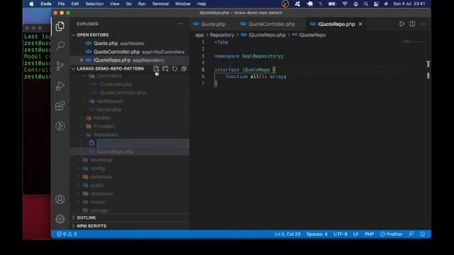 Laravel Repository Pattern with Example - (Coding best practices)