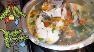 УХА? ИЗ БЕЛОГО?АМУРА И?КАРПА