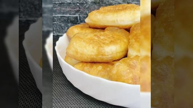 ?Пирожки с тушеной капустой и сосисками ? #пирожки #пирожкискапустой
