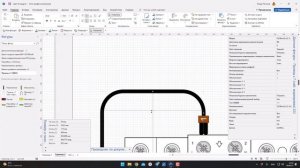 Визуализация электрощита в программе Microsoft Visio.