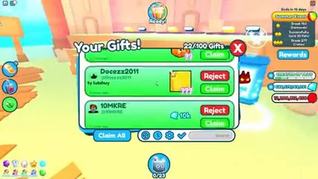 SUMMER EVENT 2023 В ОБНОВЛЕНИИ PET SIMULATOR X В РОБЛОКС! ROBLOX смотреть онлайн