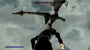 Skyrim - High Elf (Pure Magic) Killing fire dragon #1 (Old Build).