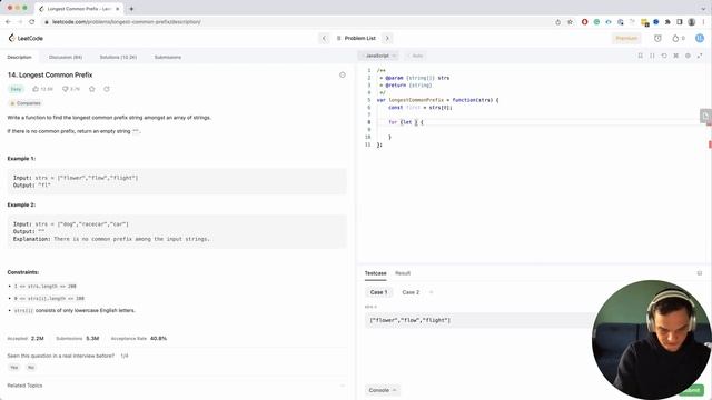 Решаем задачу Longest Common Prefix | Leetcode 14 | Собеседование в FAANG смотреть онлайн