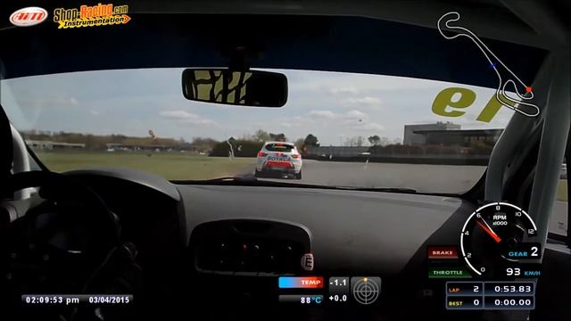 AIM Smartycam HD V2 Renault Clio 4 Cup Nogaro 2015 смотреть онлайн