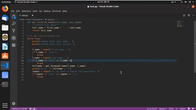 Use while loop in function | Python and Django