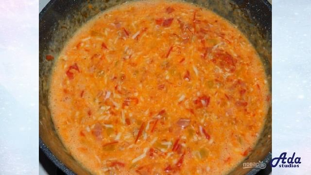 Фриттата с мясом и овощами Рецепт, пошаговый, как приготовить, видеорецепт смотреть онлайн