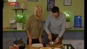 трк Киев. RestoBlonda. Блинчики с соленым творогом.