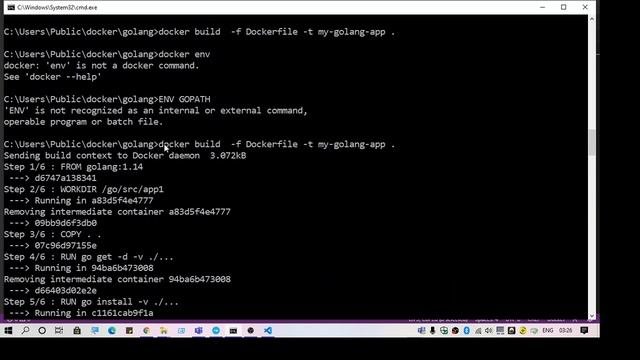 Executable File Not Found In $PATH
