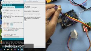 control 28BYJ-48 Stepper motor with hand gesture using Arduino