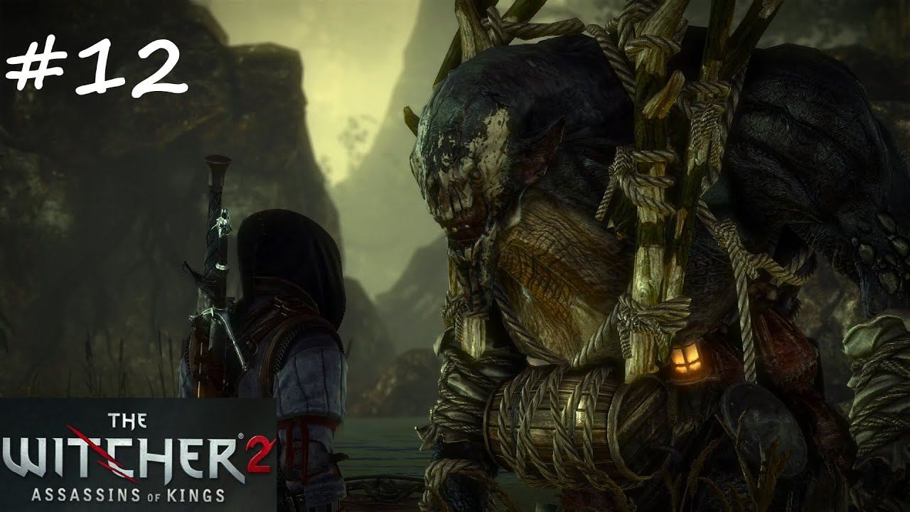 ВЕДЬМАК 2: УБИЙЦЫ КОРОЛЕЙ (Без комментариев). Прохождение. #12. Глава 1. Беда с троллем