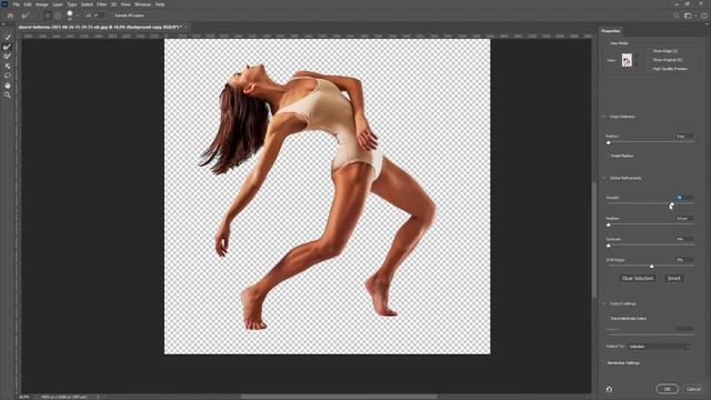 Как сделать объект на прозрачном фоне в несколько кликов в Photoshop смотреть онлайн
