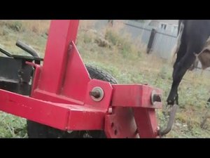 Обзор ворошилки для мотоблока.  Схема Подъемного Механизма.