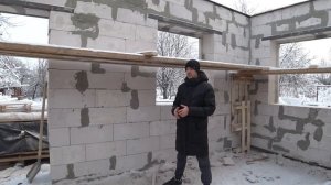 Строительство зимой из газобетона! Экономим пол года!