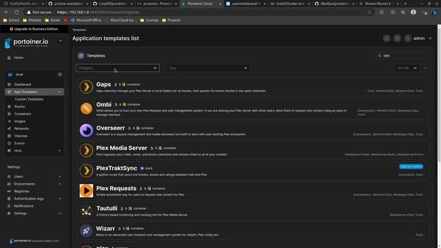 Install Plex on Portainer - Proxmox, Open Media Vault смотреть онлайн