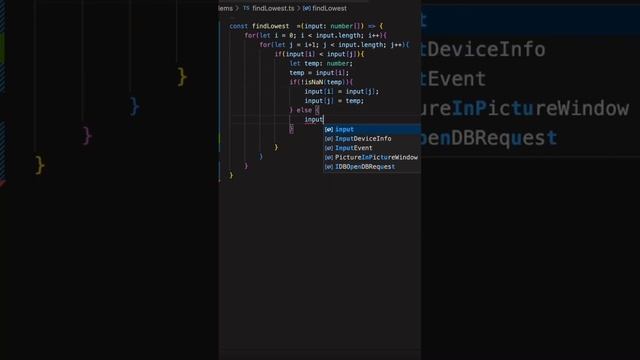 Chapter: Problem Solving | Sort array in ascending order without using sort function.