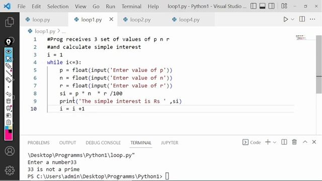 Python For Class 12 | Nested Loops | By Harmeet Sir