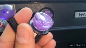 "Фиолетовая" розочка замка крышки вещевого ящика ВАЗ 2104, 2105, 2107.