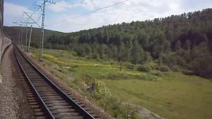 Вид из окна вагона поезда № 257 Томск - Анапа