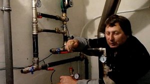 Подключение твердотопливного котла от Евгения Сотникова.