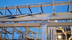 Строительство зимней теплицы Часть 2