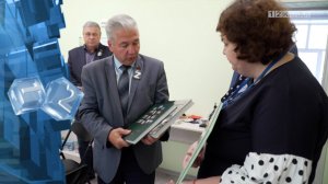 Заместитель председателя законодательного собрания Кузбасса посетил центральную городскую библиотеку