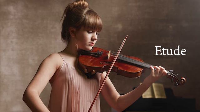 Etude - Piano accompaniment for the instrument: Violin