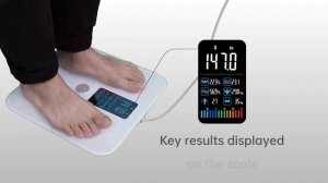 Lescale P1-Lepulse Professional Large Display Body Composition Analyzer with 8 Electrodes.