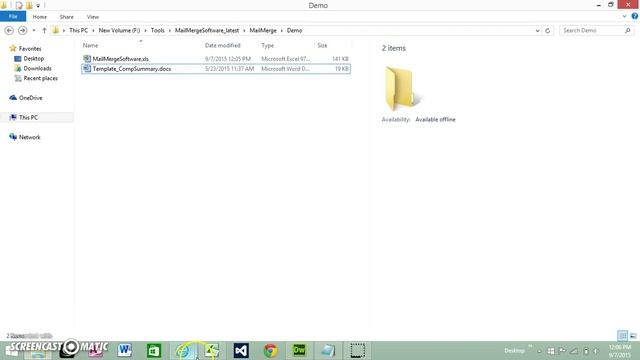 Document Generation System from Word Template